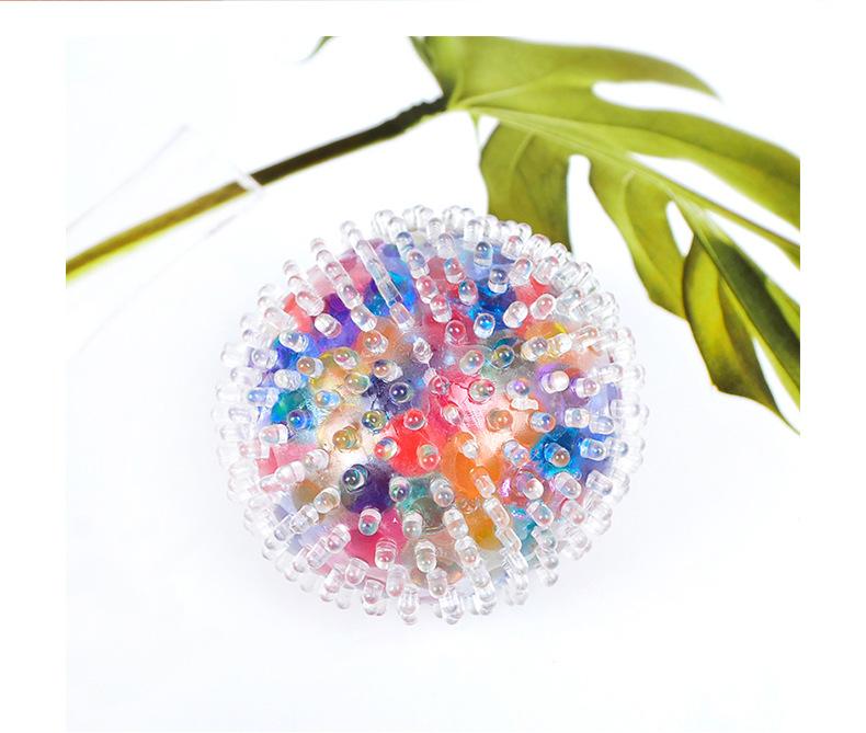 No Net Burr Release Colorful Bead Ball Massage Stress Relief Ball Pinch Music Adult & Child Squeeze Squish Stress  Kneading Toys