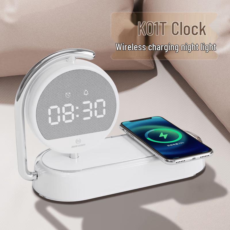 Aosumi H35 AI Bluetooth Speaker with Wireless Charger & Night Light (CN version)