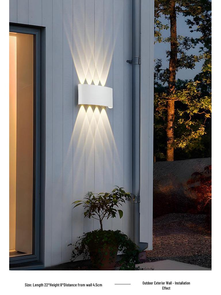 Creative Waterproof Wall Lamp for Living Rooms, Bedrooms, Hallways, and Staircases