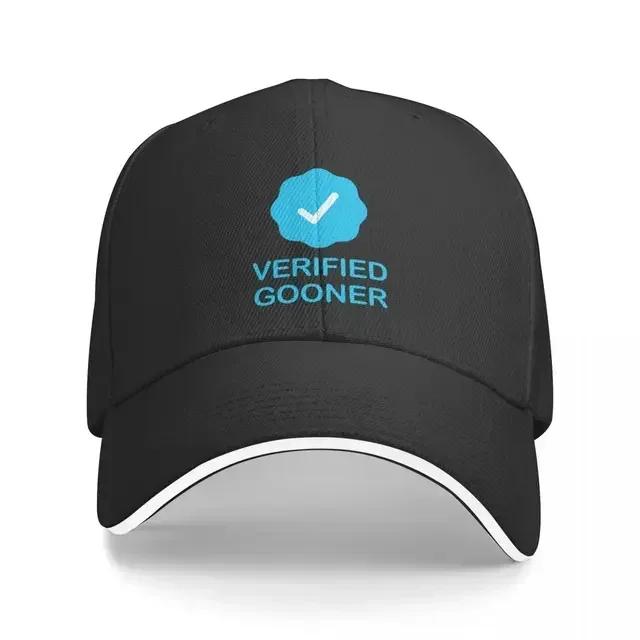 Gooning - Funny Verified Gooner Baseball Cap cute Military Tactical Cap sun hat Women's Beach Outlet 2025 Men's