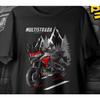 Modely 20212024 Itálie Multistrada V4 Motocykl Tričko 100% Bavlna Kulatý Výstřih Krátký Rukáv Letní Ležérní Pánské Tričko Jezdec Streetwear