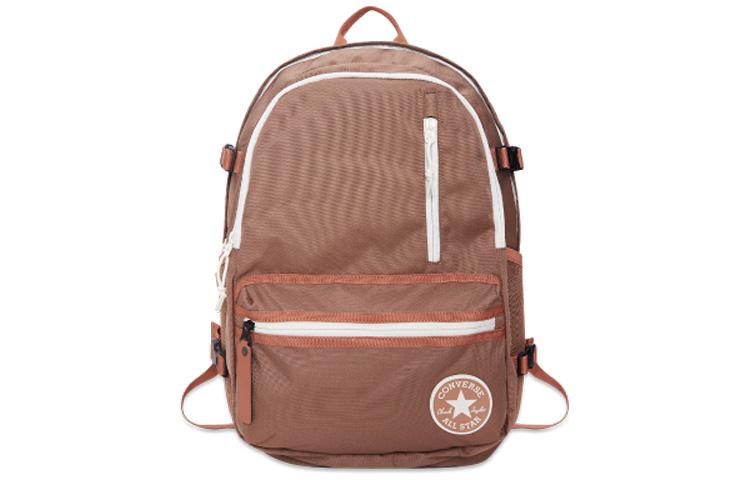 Converse Straight Edge Polyester Backpack Regular Unisex Brown 10023003-A03