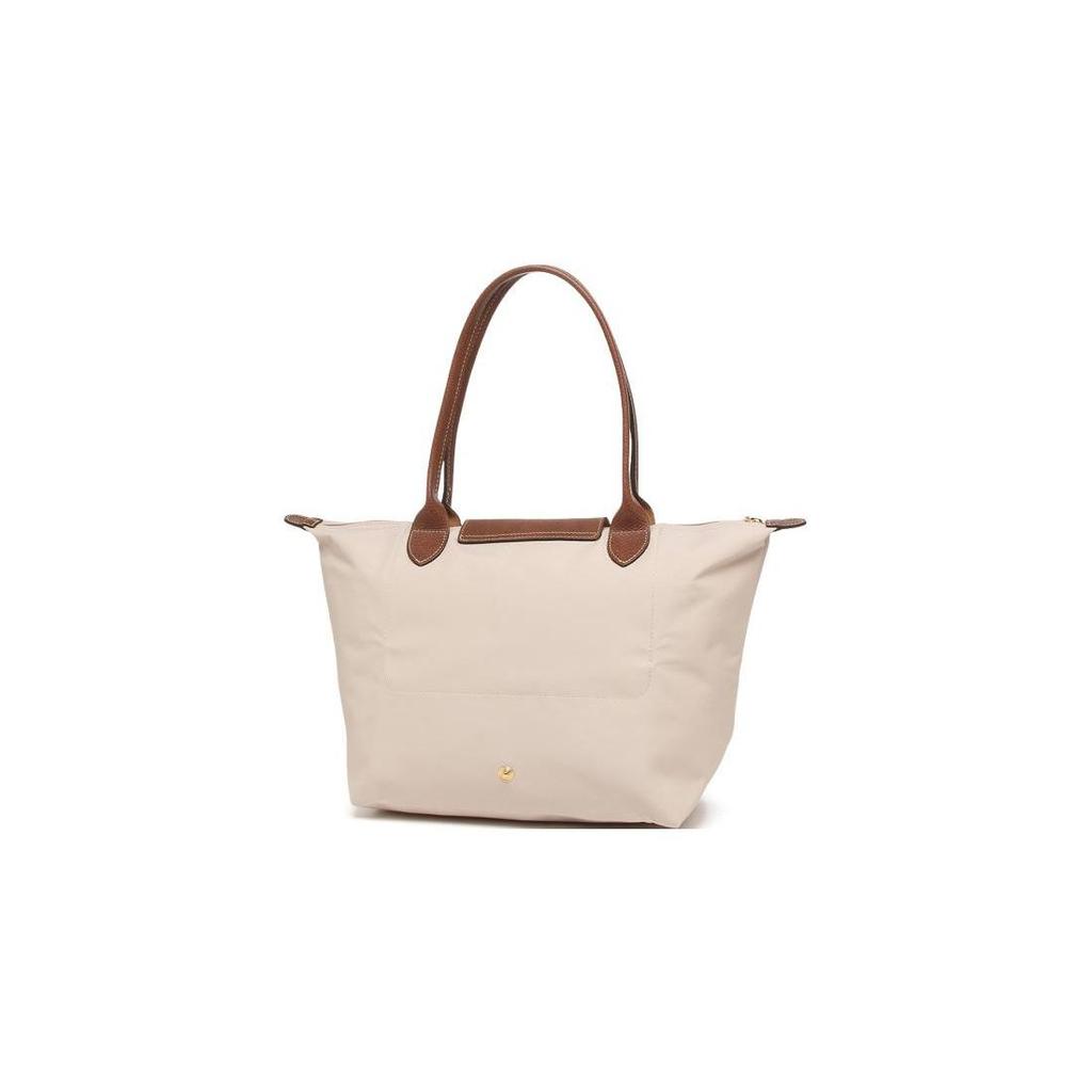 Longchamp Le Pliage 28 Button Zipper Closure Long Handle Dumpling Tote Bag Women tote bags Paper-Color 2605089P71