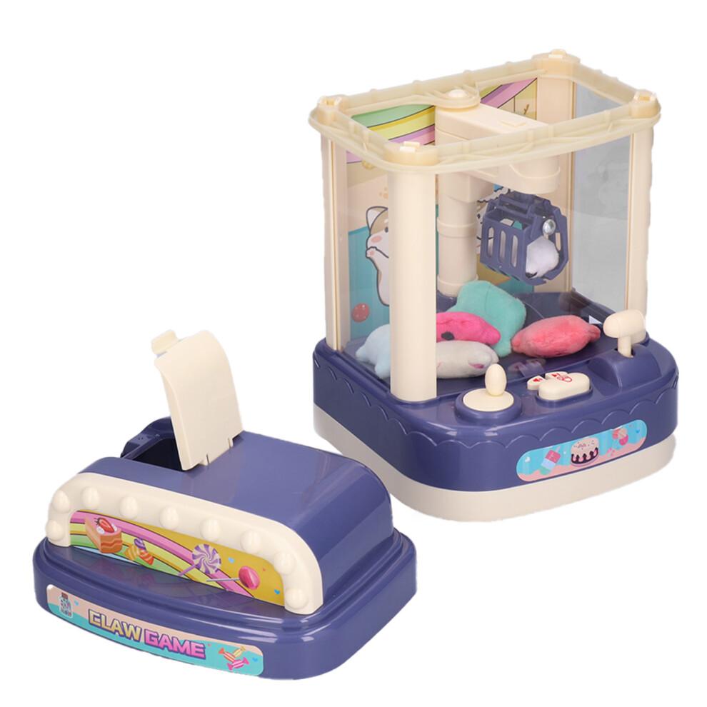 Party Entertainment Claw Machine, Kids Toys Vending Machine Gumball Prize Game with Light Function, Sensory Toy for Hand Eye Coordination and Motor