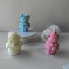 Bear Aromatherapys Candle Resin Mold Silicone Candle Mold 3D Bear Shaped Scented Candles Molds Homemade Aromatherapy