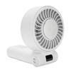 Foldable Handheld Fan 5 Speed Digital Display Quiet   Lasting Running   Fan with Lanyard for Daily Use Outdoor