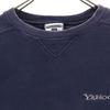 Lee 00s Made in Nepal Yahoo Long sleeve Front V sweat M Navy Back brushed Men's Used