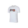 T Shirts Men's White Crew Neck Moderate Straight Fit Ci9847-100