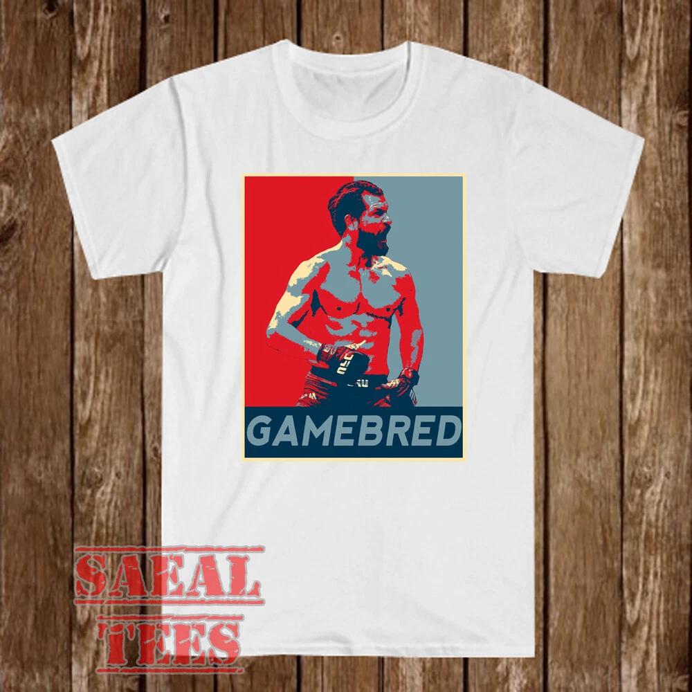 Jorge Masvidal Gamebred Fighter MMA Champion Men s White Size S-5XL S