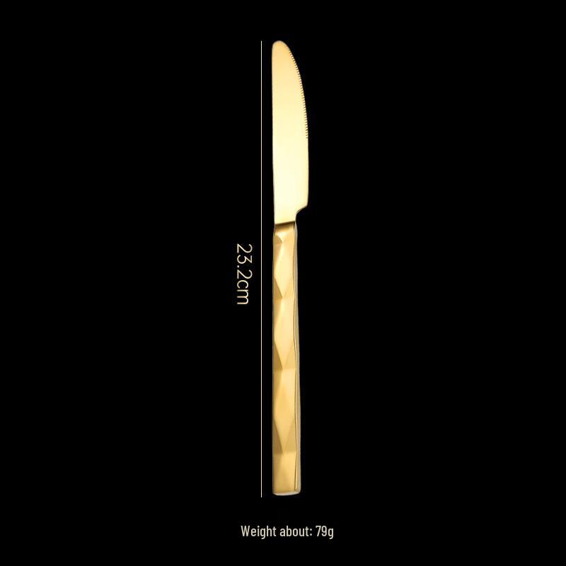abay Diamond Faceted Stainless Steel Cutlery