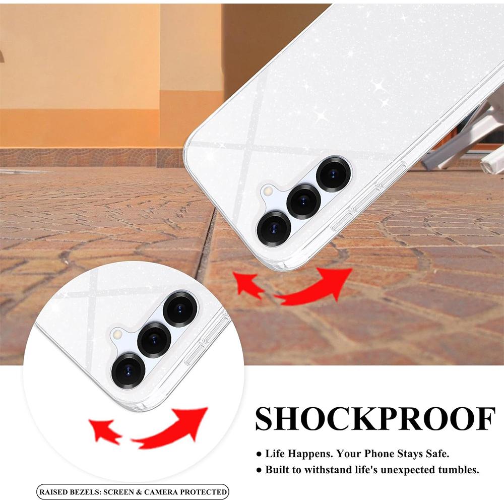 Glitzerhülle für Samsung Galaxy S25 Edge S24 FE S23 Ultra S22 Plus S21 S20 A56 5G A55 A36 A26 A16 A06 A35 A25 A15 A14 A34 A54 Handyhülle Zubehör