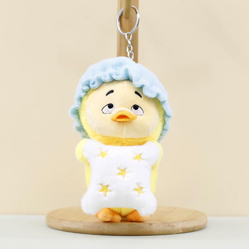 Cute Cuddly And Duck Plush Keychain Adorable Stuffed Animal Gift Toy
