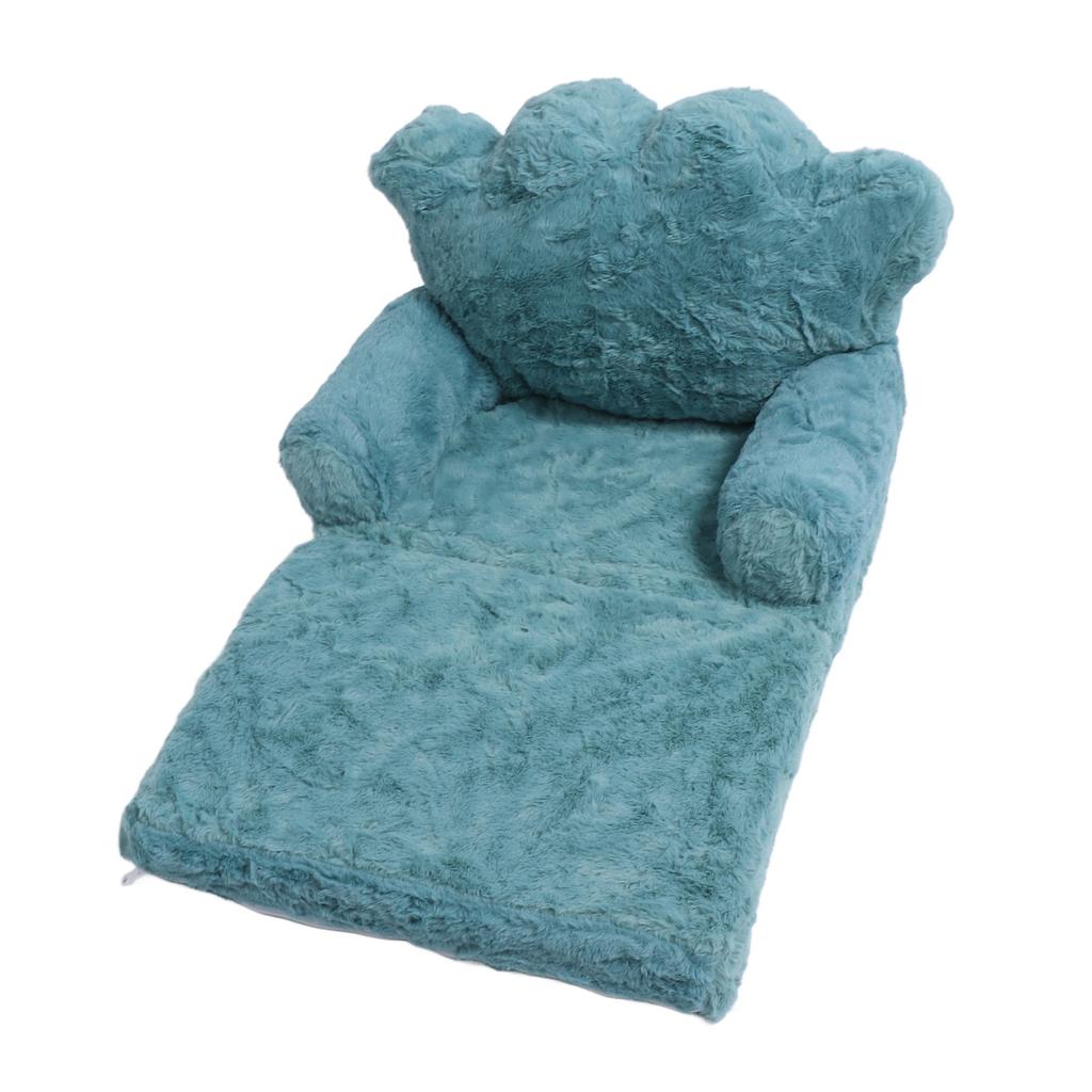 Rozkládací křeslo Zelená Rozkládací pohovka Crown Roztomilá měkká pohodlná dětská pohovka pro chlapce Dívky Home