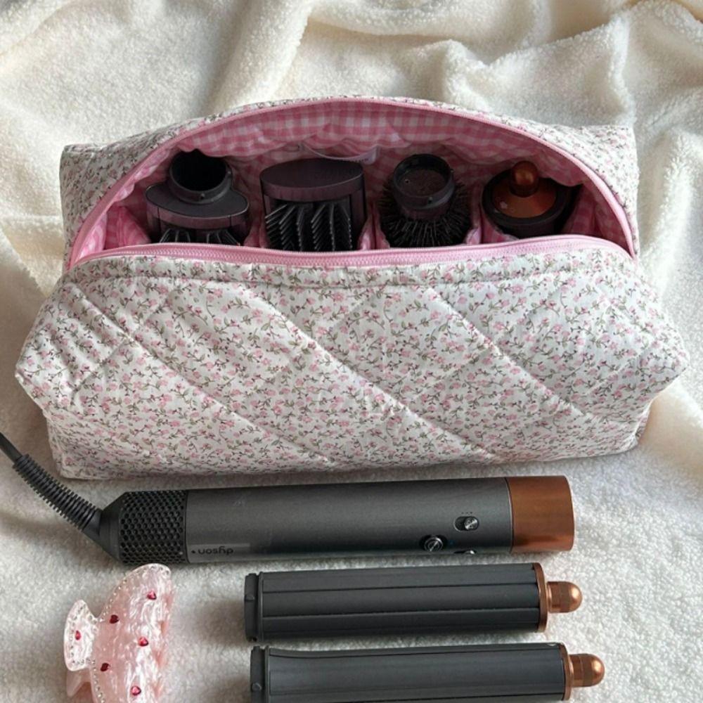 Large Capacity Hair Dryer Storage Bag Soft Curling Iron Carrying Case  Hair Tools Attachments