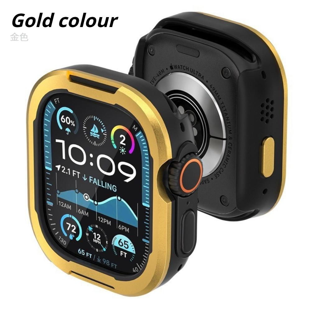 Metal + TPU Case Protector Frame Cover For Apple Watch S11 46mm 42mm 45mm 44mm 40mm 41mm 38mm For iWatch Series 10 9 8 7 6 5 4 SE Ultra 2 49mm