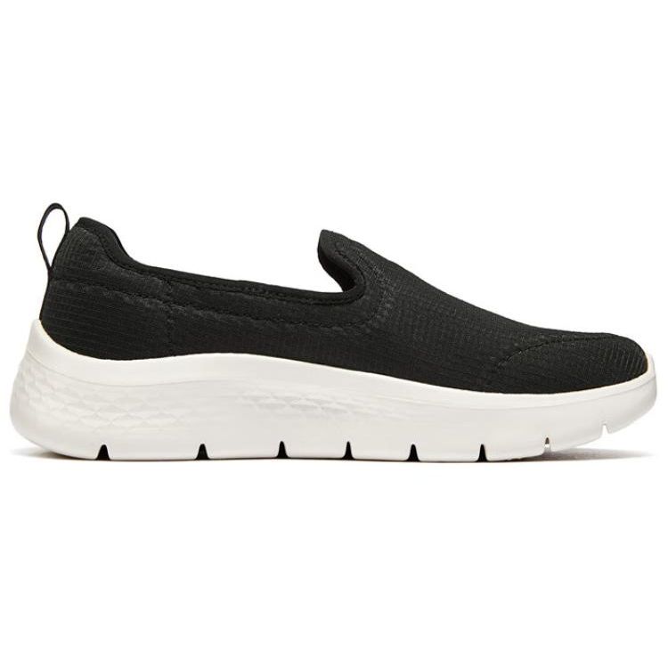 Skechers Go Walk Flex Fabric Comfortable Easy To Wear Breathable Low Top Lifestyle Casual Shoes Women Sneakers Black 124847-BLK