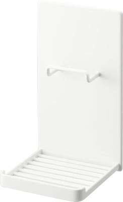 Yamazaki Jitsugyo Magnet Portable Speaker Tray White Approx. W10 X D10 X H20cm Tower Speaker Stand Bath Rack Bathroom Rack 1947