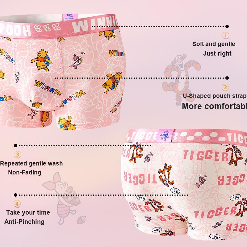 Disney Cartoon Print Comfortable Skin-Friendly Breathable Antibacterial Underwear Gift Box Men Underwear DISINI002-3