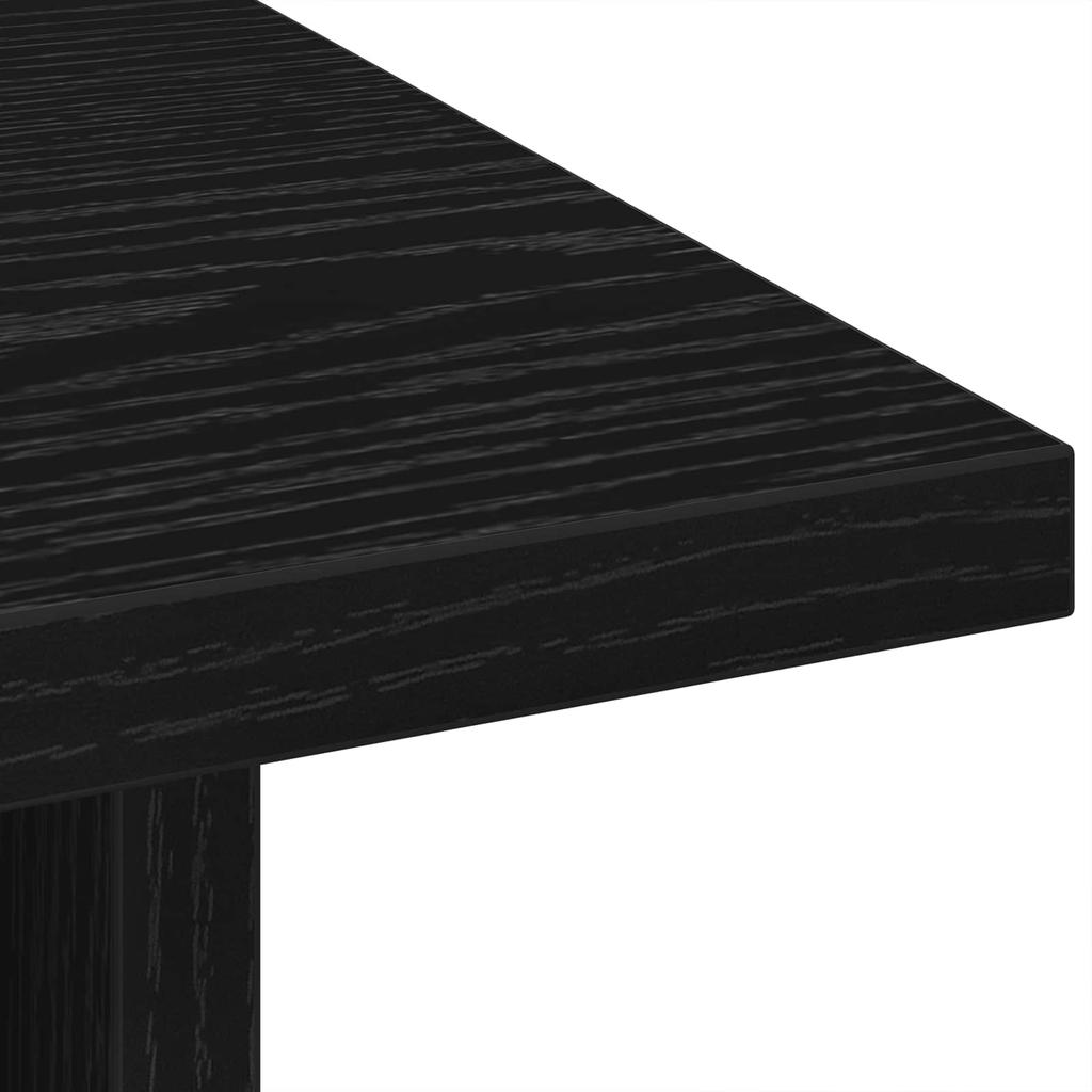 Nightstand 2 Pcs Black Oak Effect 41 X 40 X 45 Cm