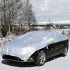 Auto Sonnenschutz Halbe Abdeckung Winter Schnee Abdeckungen Auto Verdicken Atmungsaktive Wasserdichte Schneefeste Abdeckung Auto Aluminium Film Schutz Abdeckung