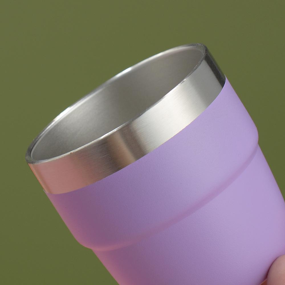 Cross-border 4oz Mini Rambler: Double-layer 304 Stainless Steel Vacuum Insulated Coffee Cup, Hot & Cold