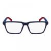 Lacoste Eyeglasses Rectangle Full Rim  Blue Frame And Clear Demo Lenses Lens L2924400 Blue