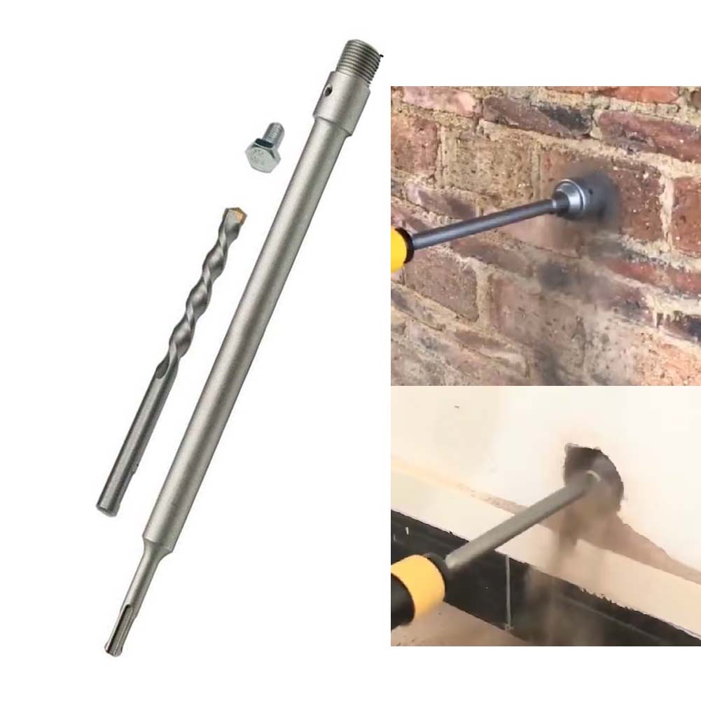 1 Pcs 110-500mm Concrete Hole Opener Electric Drill Bit Hollow Core Cement Round SDS Wall Drilling Tool Drill Bit Extension Rod