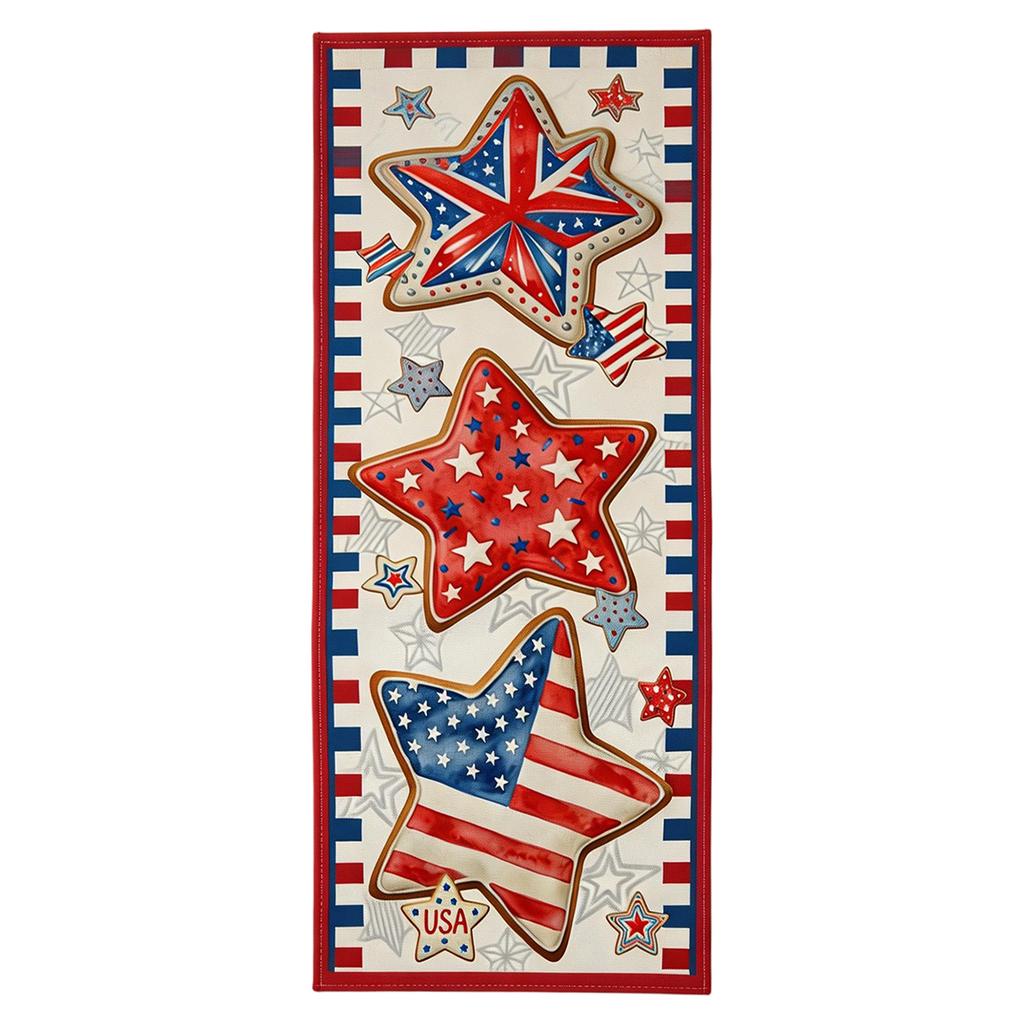 Independence Day 0th Anniversary Tablecloth Decoration, Suitable For Celebrating Independence Day