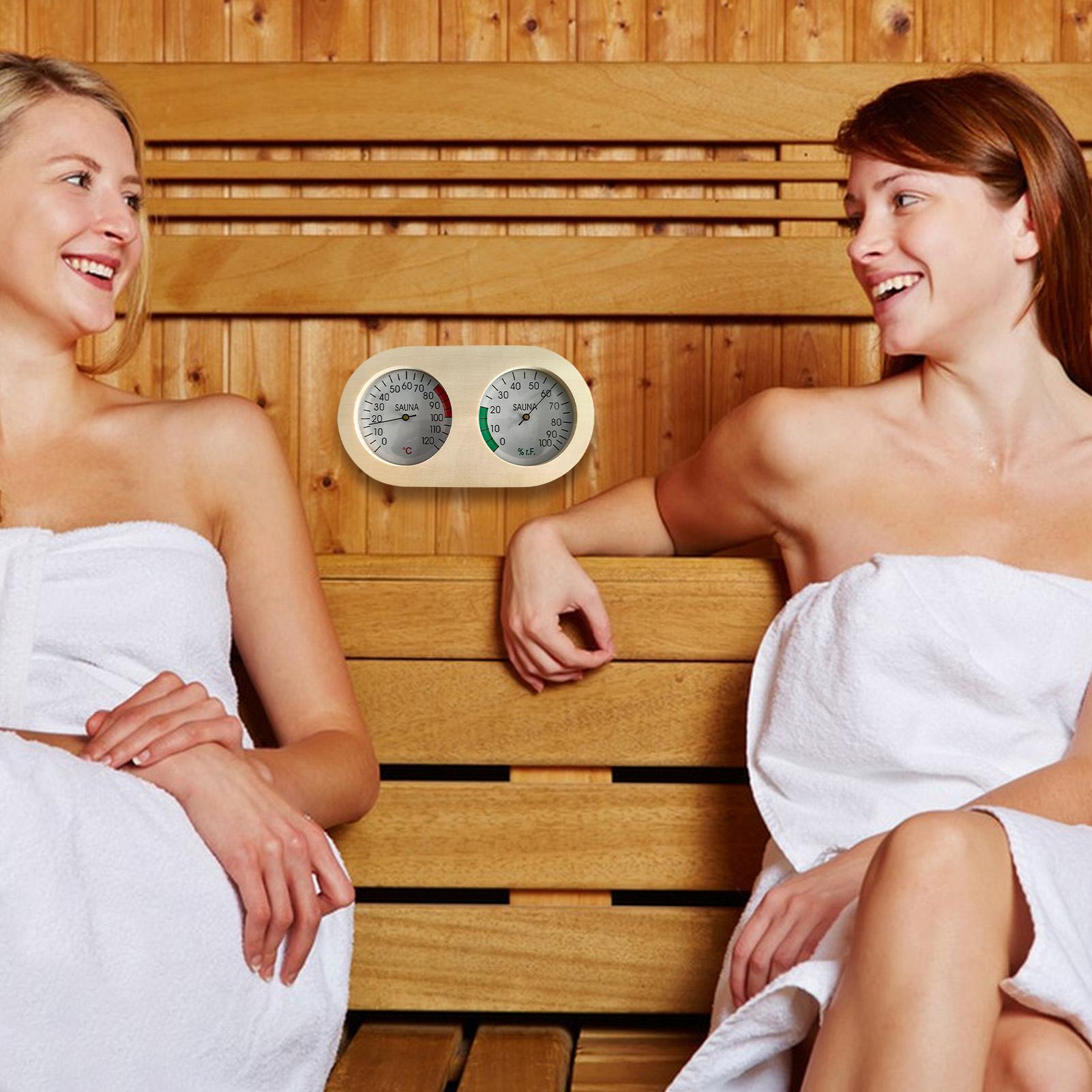 Temperature And Humidity Monitor Sauna House Temperature Humidity Monitor Portable Wood Gauge Easy To Read For Living Room Porch China Mainland