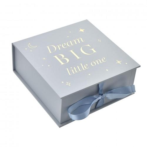 Bambino Keepsake Box Dream Big Blue
