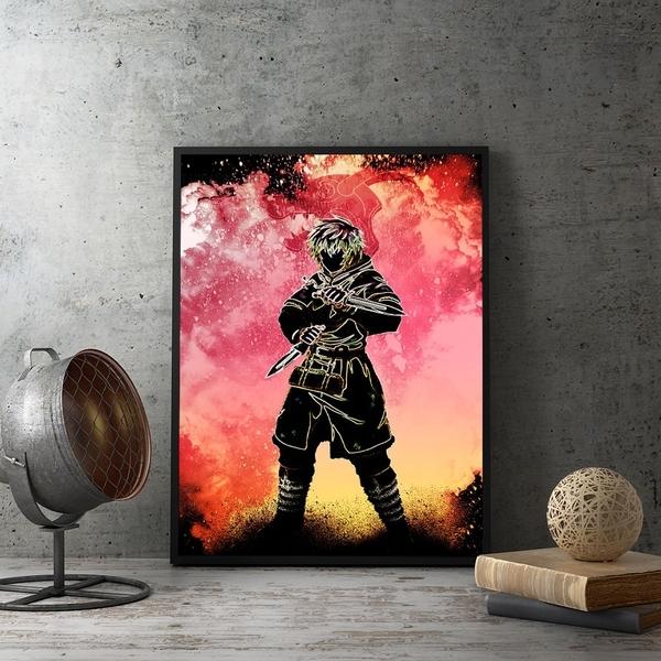 Watercolor Canvas Painting Posters and Prints Wall Art Pictures for Living Room Decoration No Frame