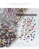 1440 Mini Flat-Back Rhinestones for Nail Art, Mixed Styles, Super Shiny Champagne Color, DIY Accessories