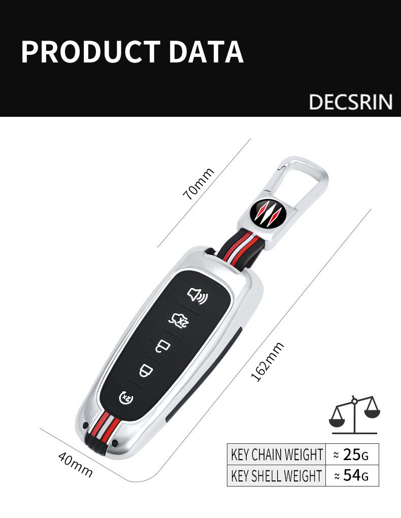 5 Buttons Car Remote Control Key Case Cover Shell Fob For Ford Escape Focus C Max Kuga Edge Explorer Taurus Keyring Accesories