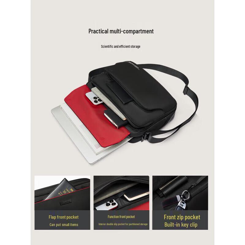 OIWAS National Geographic Water-Repellent 14-inch Laptop Messenger Bag