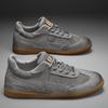 Large size pigskin retro German training shoes breathable casual leather shoes