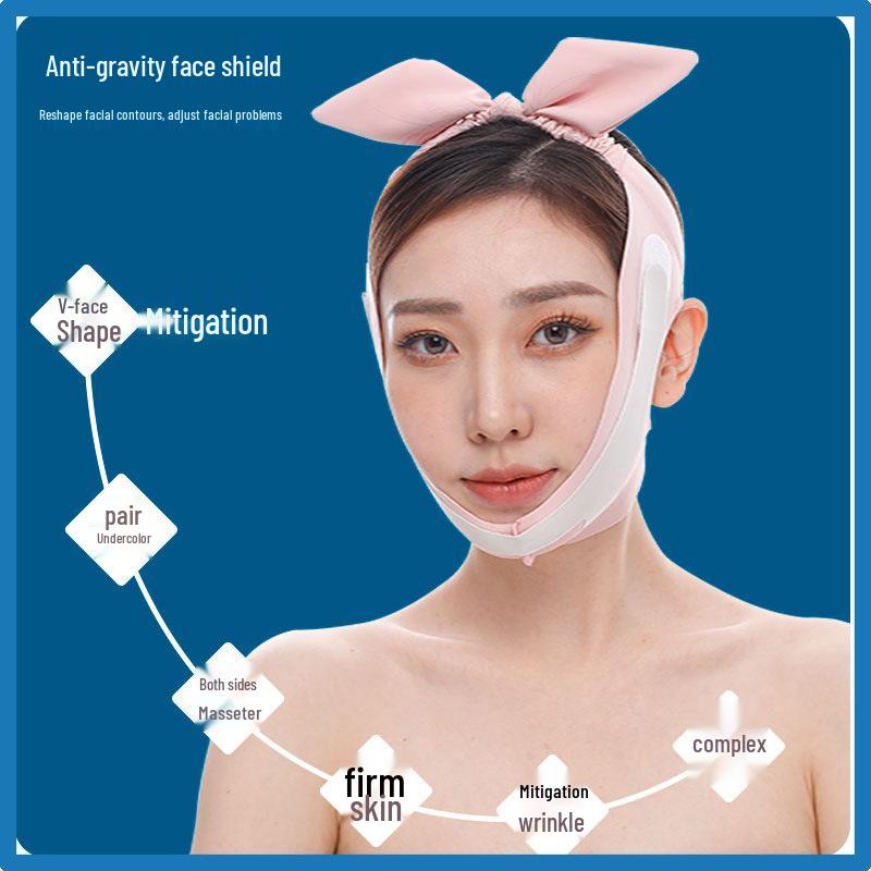 

SEEYOUTH Magic Rabbit V-Face Lifting Band Upgraded Fabric PE Bag*1 рожевий