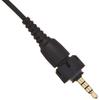 JVC Kenwood EMC-13 Clip-on Microphone with Earphones, Inner-Ear Type, Black