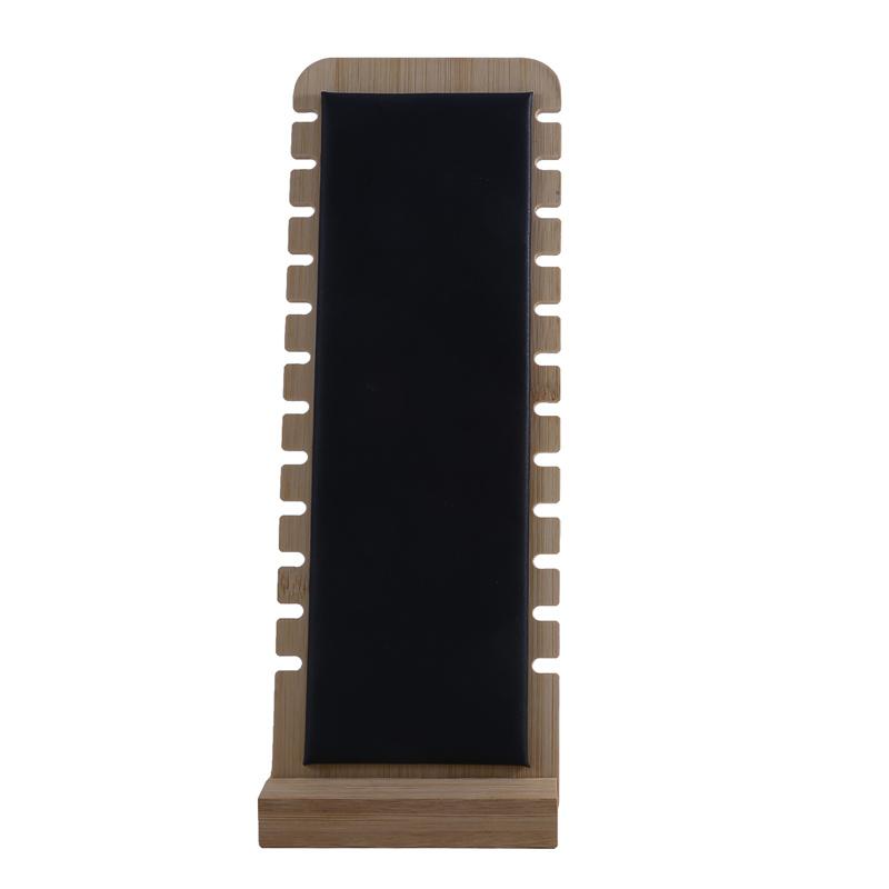 

Твердый бамбук, подставка для ювелирных изделий, ожерелье, браслет, подставка, деревянная подставка для нескольких ожерелий, мольберт, витрина, держатель для дисплея, доска чёрный