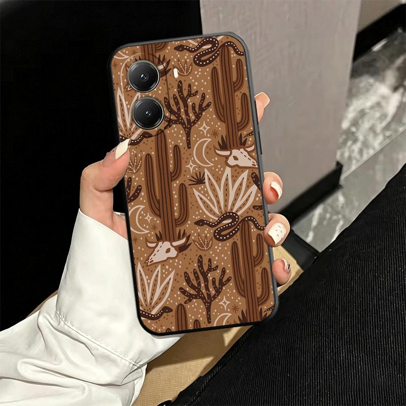 Cactus Pattern Soft Phone Case for Xiaomi Poco X5 X6 X7 X8 Pro Max X3 F7 F8 Ultra M8 M7 M6 M5 Redmi 15 15C 14C 13C 12C X4 F6