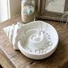 Yousheng 3D Printed Conch Jewelry Tray, Rings Earrings Necklaces Organizing Dish, Trinket Keys Holder Plate for