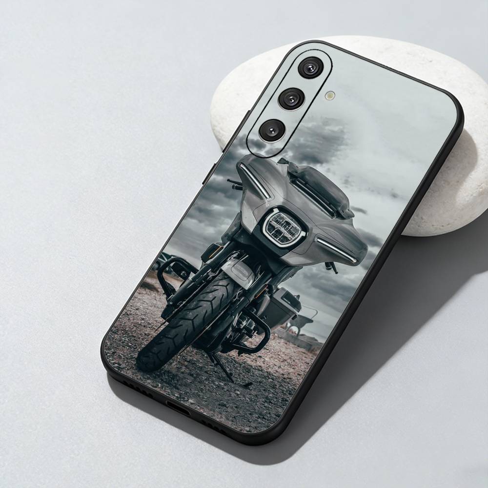 

Classic Motorcycle S-Street G-Glide CVO Phone Case For Samsung Galaxy A73,A72,A71,A70,A52,A51 Others Soft Black Cover Samsung a20s