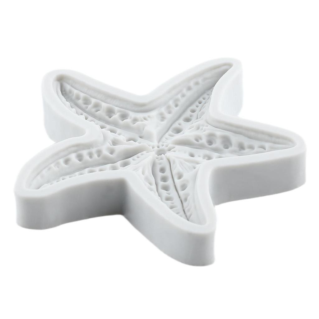 Starfish Silicone Mold Starfish Fondant Molds Cake Decorating Tools Theme Cake Dessert Decorated Chocolate Candy Mold