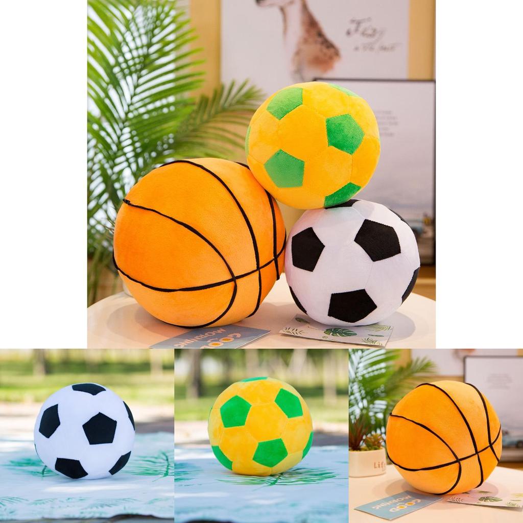 Plush Soccer Ball Toy With Soft Short Pile Fabric For Kids And Home Decor