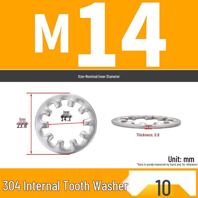 Iron Serrated Locking Washer Set with Anti-Loosening Shims