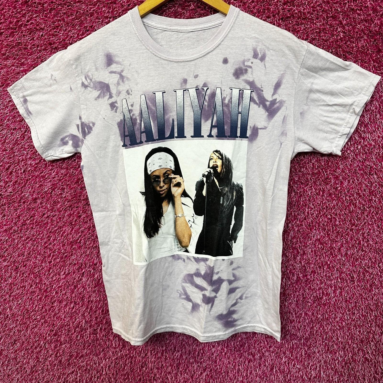 Aaliyah Queen of RnB Purple Tie Dye Medium S