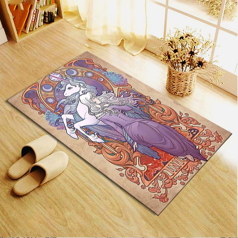 2025 New The Last Unicorn Carpet Rug for Living Room Bedroom Home Sofa Decoration,Kids play Non-slip Floor Mat199