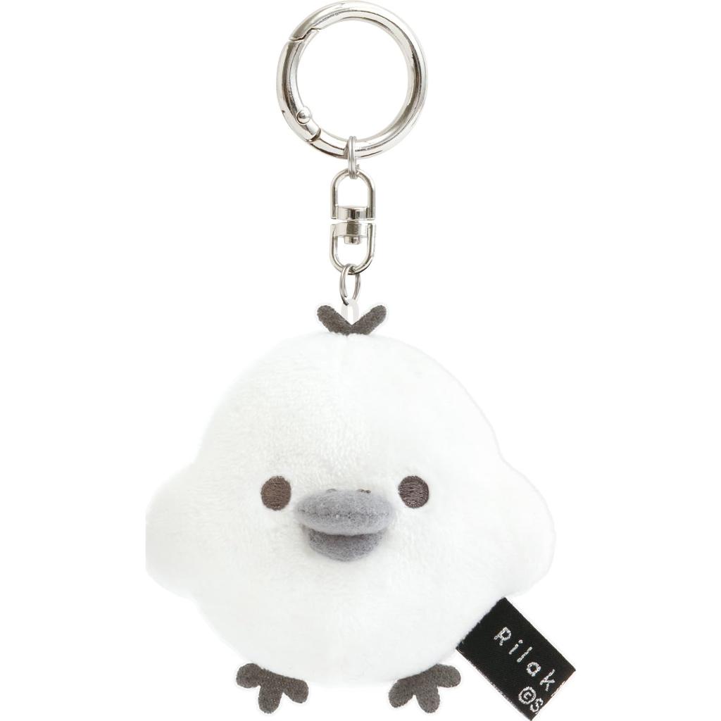 MV73901 Rilakkuma BASIC RILAKKUMA MONOCHROME Hanging Plush Toy Kiiroitori