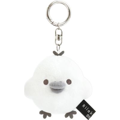 MV73901 Rilakkuma BASIC RILAKKUMA MONOCHROME Hanging Plush Toy Kiiroitori