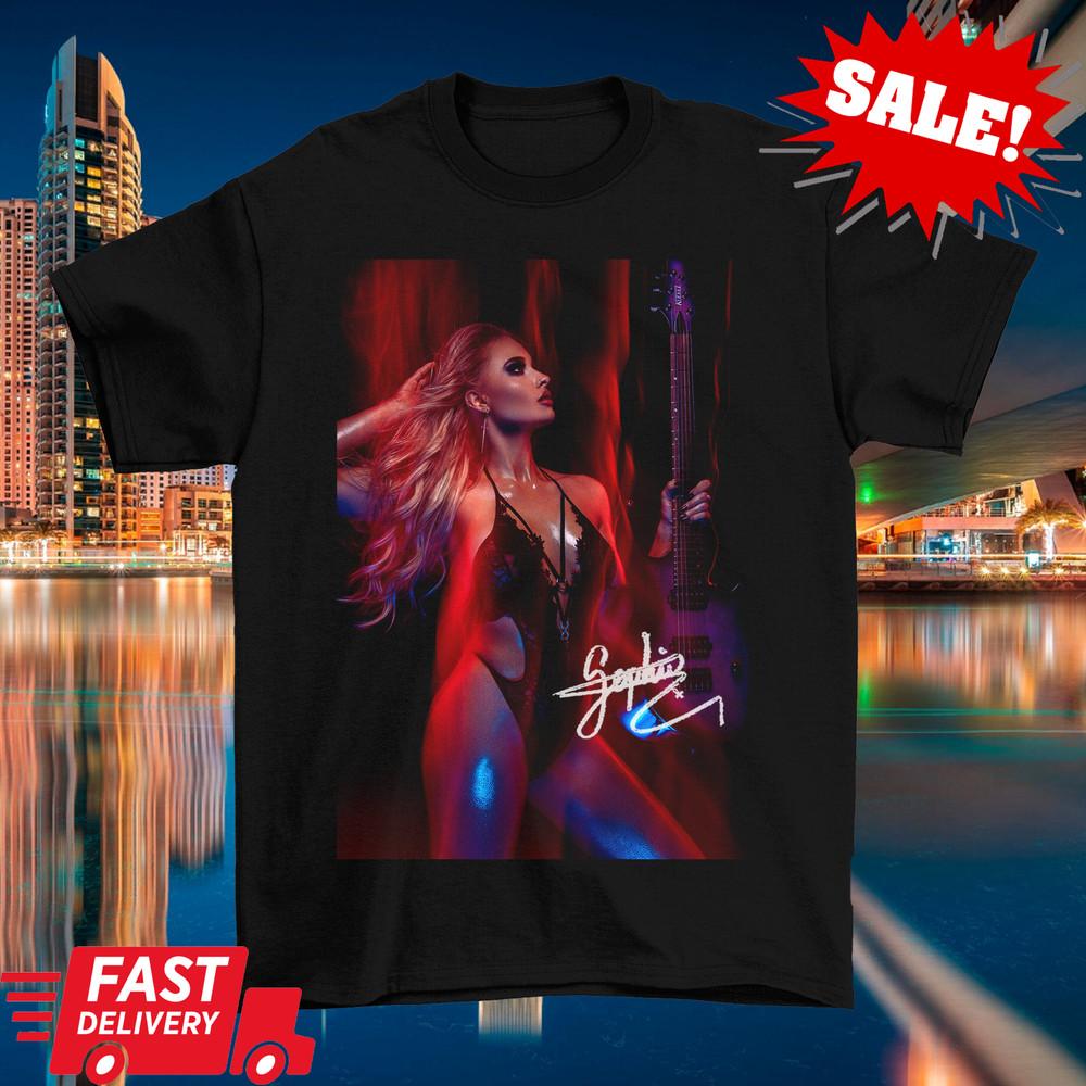 Guitarist Dance Sophie Lloyd Delusions Shirt Signed Classic Black S5XL KY118 Unisex T-Shirt S