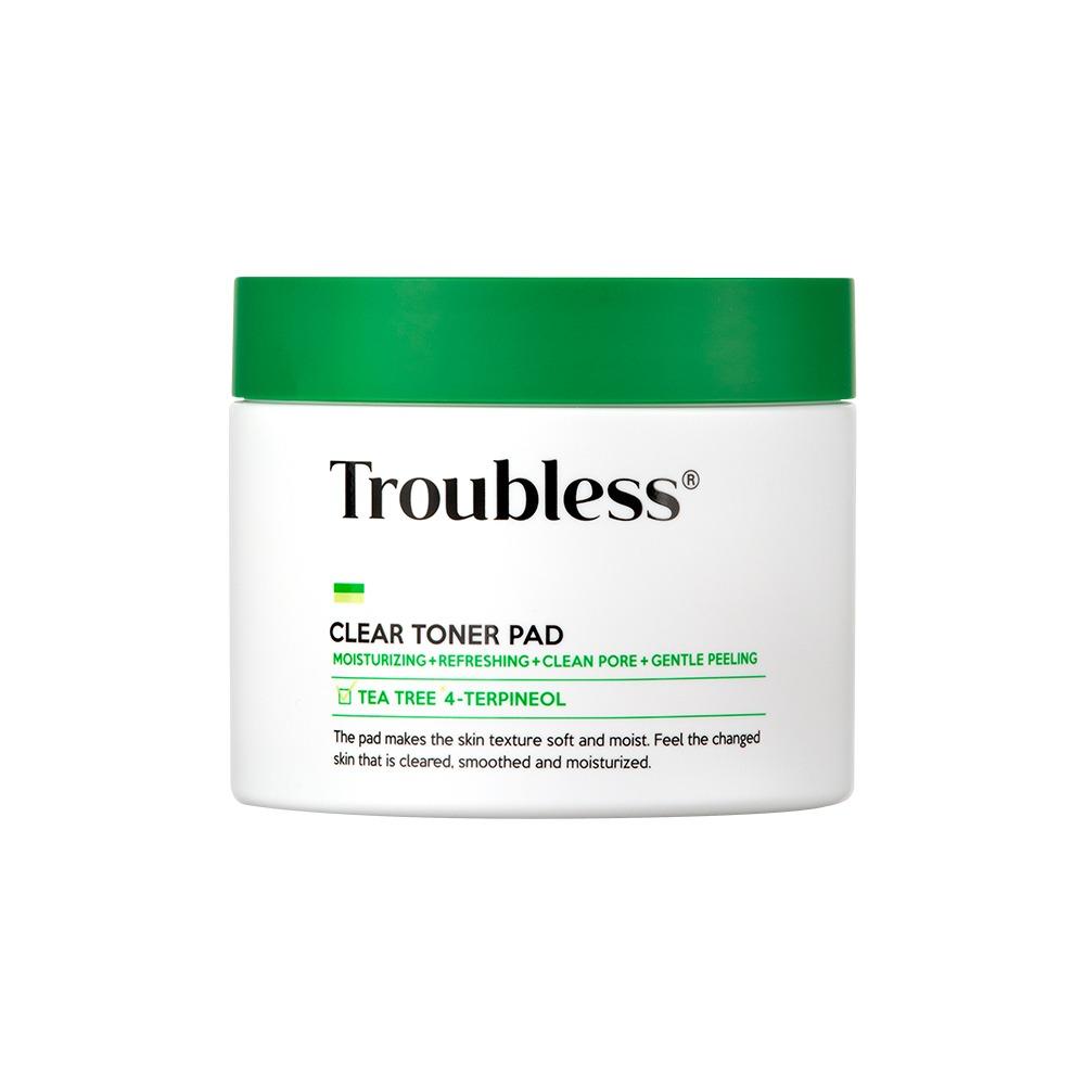 Troubless Clear Toner Pad 160Pcs 165Ml